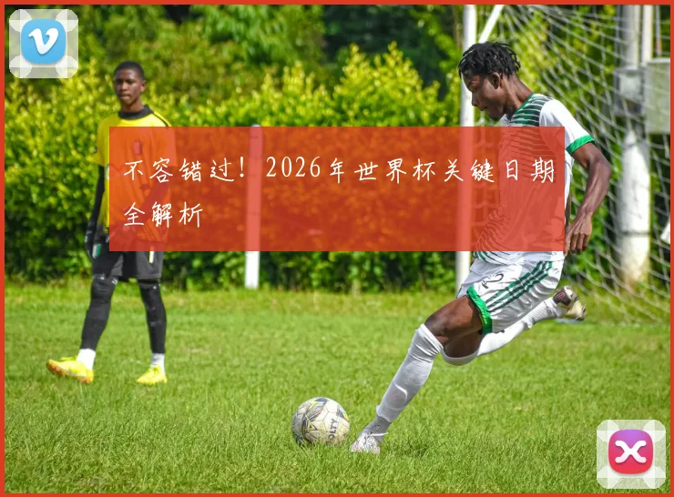 不容错过！2026年世界杯关键日期全解析